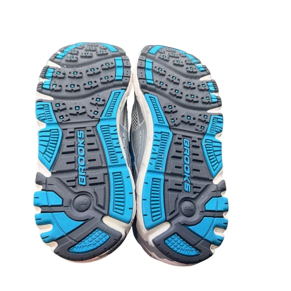 Brooks Addiction Walker Running Shoes Gray Blue Wide D Women’s Size 10